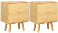 Noční stolky 2 ks 40x30x50 cm masivní borové dřevo - Noční stolek