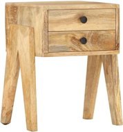 Noční stolek 40 x 35 x 50 cm masivní mangovníkové dřevo - Noční stolek