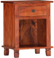 Noční stolek 40x30x50 cm masivní akáciové dřevo - Noční stolek
