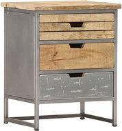 Noční stolek 40x30x50 cm masivní mangovníkové dřevo - Noční stolek