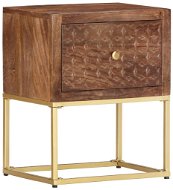 Noční stolek 40x30x50 cm masivní mangovníkové dřevo - Noční stolek