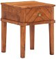 Nočný stolík 40 × 40 × 50 cm masívne akáciové drevo - Nočný stolík