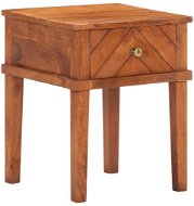 Noční stolek 40x40x50 cm masivní akáciové dřevo - Noční stolek