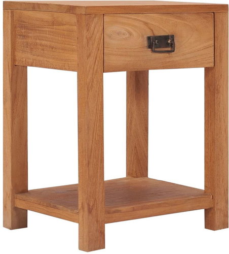 Noční stolek 35 x 35 x 50 cm masivní teakové dřevo - Night Stand - Main image