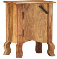 Noční stolek 40 x 30 x 50 cm masivní sheeshamové dřevo - Noční stolek