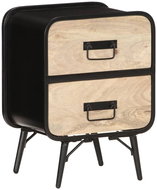 Noční stolek 40x30x55 cm masivní mangovníkové dřevo - Noční stolek