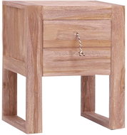 Noční stolek 40x30x50 cm masivní teakové dřevo - Noční stolek