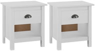 Noční stolky Hill Range 2 ks 46x35x49,5 cm masivní borové dřevo - Noční stolek