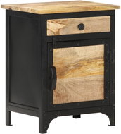 Noční stolek 40x30x50 cm masivní mangovníkové dřevo - Noční stolek