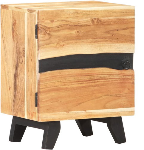 Noční stolek 40 x 30 x 51 cm masivní akáciové dřevo - Night Stand - Main image