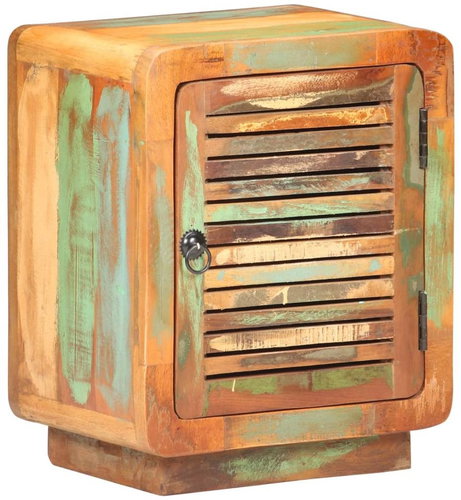 Noční stolek 40 x 30 x 50 cm masivní recyklované dřevo - Night Stand - Main image