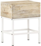 Noční stolek 40 x 30 x 50 cm masivní mangovníkové dřevo  - Noční stolek