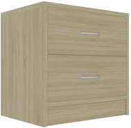 Noční stolek dub sonoma 40 x 30 x 40 cm dřevotříska - Night Stand