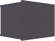 Noční stolek šedý 40 x 30 x 30 cm dřevotříska - Night Stand