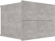 Noční stolek betonově šedý 40 x 30 x 30 cm dřevotříska - Night Stand