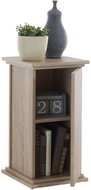FMD Accent table with door 57.4 cm oak 428722 - Side Table