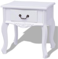 MDF white bedside table - Night Stand
