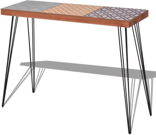 Console table 90x30x71,5 cm, brown - Console Table - Main image