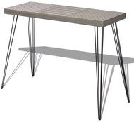 Console table 90x30x71,5 cm, gray - Console Table