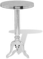 Side table round aluminum silver - Side Table