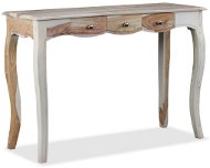 Side table with 3 drawers, solid sheesham, 110x40x76 cm - Side Table