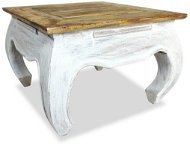 Side table solid recycled wood 50x50x35 cm - Side Table
