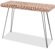 Cantilever table real fir wood 100,5x36,8x75 cm - Console Table