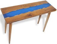 Console table teak and resin 100x35x75 cm - Console Table