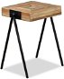 Massive recycled teak side table - Side Table
