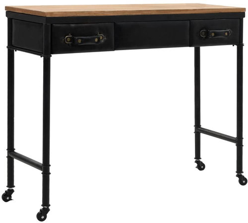 Cantilever table made of MDF and fir wood 100x33,5x80 cm - Console Table - Main image