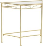 Side table in vintage style metal 87x34x73 cm gold - Side Table