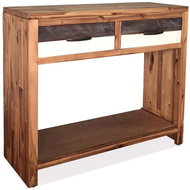Console table solid acacia wood 86x30x75 cm - Console Table