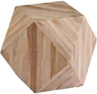 Side table made of recycled teak 40x40x40 cm - Side Table