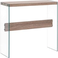 Cantilever table oak 82x29x75,5 cm MDF - Console Table