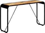 Console table 140x35x76 cm solid rough mango wood - Console Table