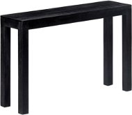 Console table black 118x30x76 cm solid mango tree - Console Table