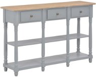 Console table gray 120x30x76 cm MDF - Console Table