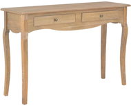 Console table with 2 drawers 120x35x76 cm solid pine - Console Table