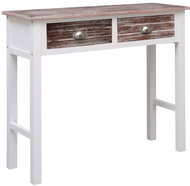 Console table brown 90x30x77 cm wood - Console Table