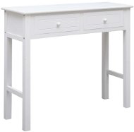 Konzolový stolek bílý 90x30x77 cm dřevo - Konzolový stolík
