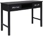 Console table black 110x45x76 cm wood - Console Table