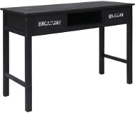 Konzolový stolík čierny 110 x 45 x 76 cm drevo - Konzolový stolík