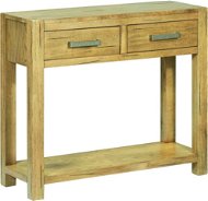 Cantilever table 83x30x73 cm rustic oak wood - Console Table
