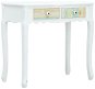 Cantilever table white 80x40x74 cm wood - Console Table