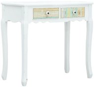 Konzolový stolek bílý 80x40x74 cm dřevo - Konzolový stolek