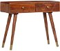 Konzolový stolík 90 x 35 x 76 cm masívne akáciové drevo - Konzolový stolík