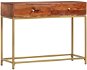 Konzolový stolík 100 x 35 x 76 cm masívne akáciové drevo - Konzolový stolík