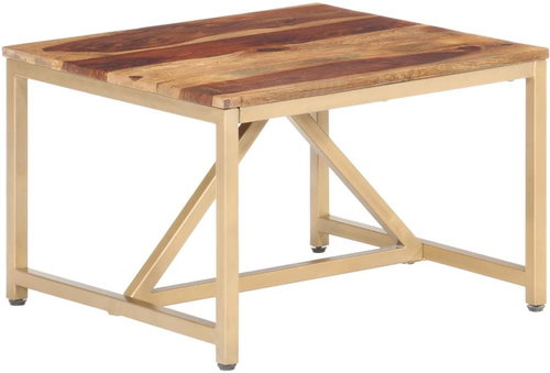 Side table 60x60x40 cm solid sheesham wood - Side Table - Main image