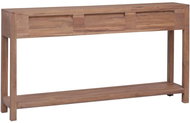 Console table 145x30x80 cm solid teak wood - Console Table