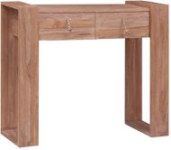 Konzolový stolík 90 x 35 x 75 cm masívne teakové drevo - Konzolový stolík